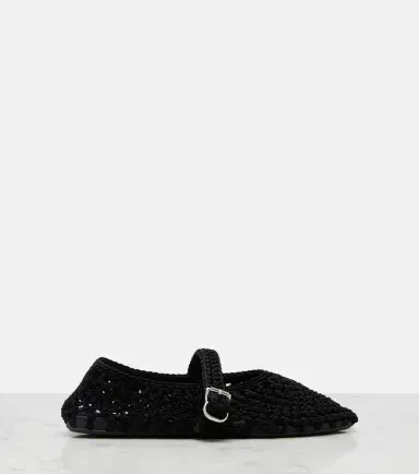 Alaïa Alaïa Braided satin cord ballet flats | Thumbnail 2 Alaïa Alaïa Braided satin cord ballet flats | Thumbnail 2