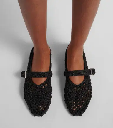 Alaïa Alaïa Braided satin cord ballet flats | Thumbnail 6 Alaïa Alaïa Braided satin cord ballet flats | Thumbnail 6