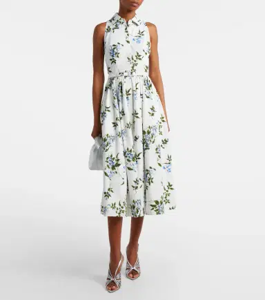 Emilia Wickstead Norika belted floral cotton shirt dress | Thumbnail 2 Emilia Wickstead Norika belted floral cotton shirt dress | Thumbnail 2