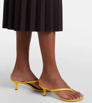Staud Freja leather thong sandals | Thumbnail 5