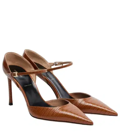 Tom Ford Vertigo snake-effect leather pumps | Thumbnail 1