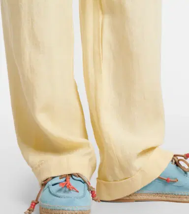 Polo Ralph Lauren Belted linen straight pants | Thumbnail 2