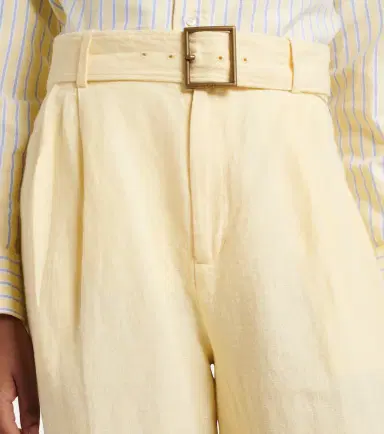Polo Ralph Lauren Belted linen straight pants | Thumbnail 3