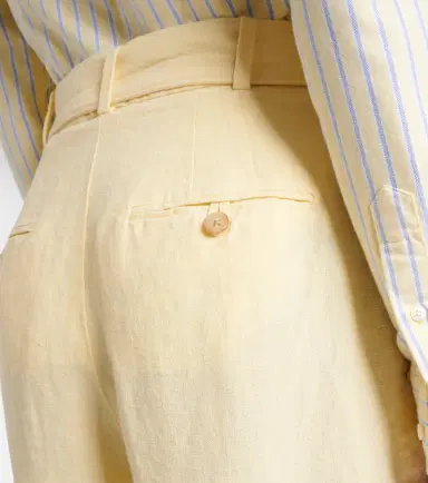 Polo Ralph Lauren Belted linen straight pants | Thumbnail 6