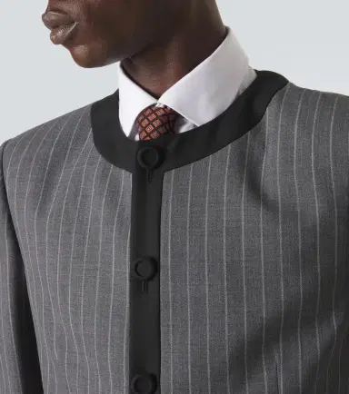 Valentino Pinstripe virgin wool jacket | Thumbnail 6 Valentino Pinstripe virgin wool jacket | Thumbnail 6