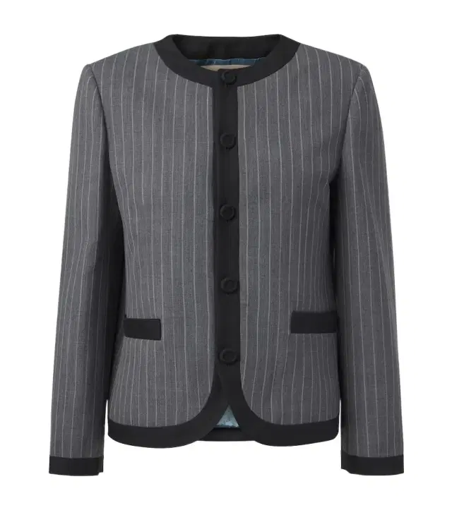 Pinstripe virgin wool jacket