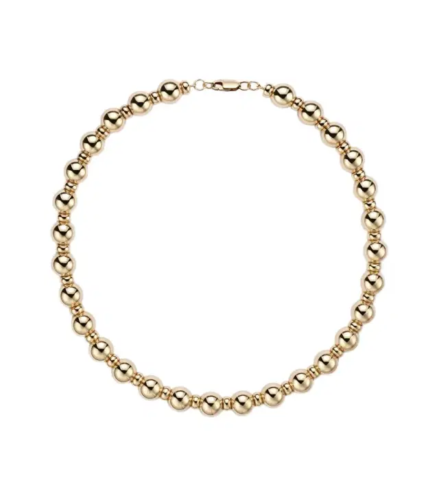 Puffy Pop 14kt gold necklace
