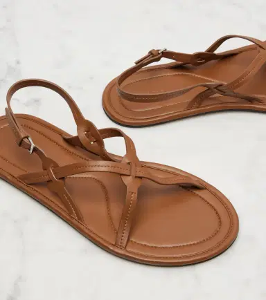 The Row Malick Strap leather sandals | Thumbnail 5