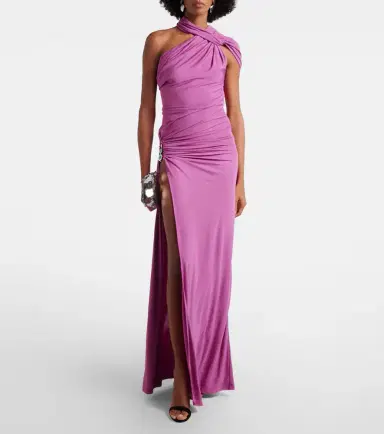 Christopher Esber Embellished halterneck jersey gown | Thumbnail 3