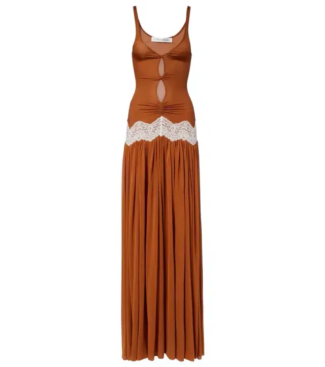 Christopher Esber Cutout lace-trimmed gown