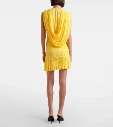 Christopher Esber Ripple ruched draped jersey minidress | Thumbnail 4