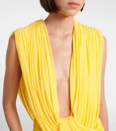 Christopher Esber Ripple ruched draped jersey minidress | Thumbnail 6