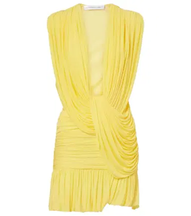 Christopher Esber Ripple ruched draped jersey minidress | Thumbnail 1