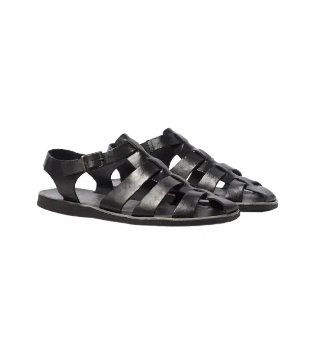 Sabah Porto leather fisherman sandals