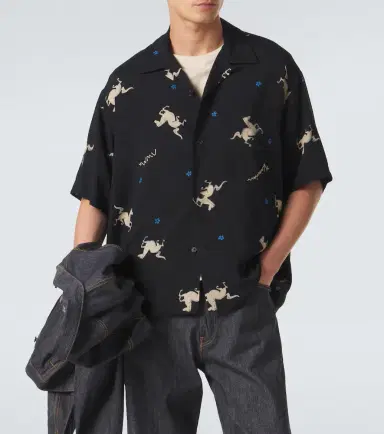 Visvim Crosby printed bowling shirt | Thumbnail 6
