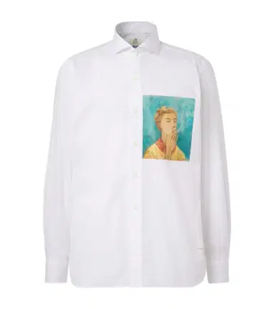 Junya Watanabe x Luigi Borrelli printed cotton shirt | Thumbnail 1