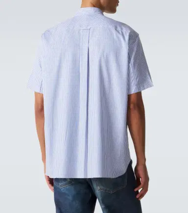 Junya Watanabe Patchwork striped cotton shirt | Thumbnail 5