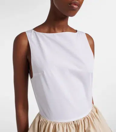 Loewe Paula's Ibiza cotton poplin midi dress | Thumbnail 2