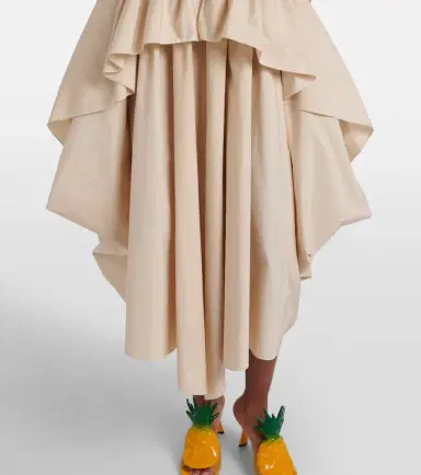 Loewe Paula's Ibiza cotton poplin midi dress | Thumbnail 3
