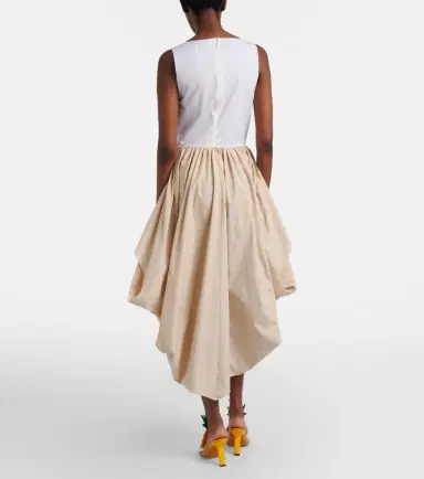 Loewe Paula's Ibiza cotton poplin midi dress | Thumbnail 6