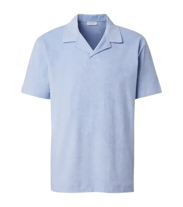 Cotton terry polo shirt