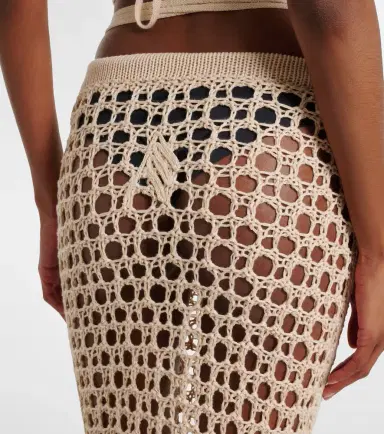 The Attico Open-knit cotton beach cover-up | Thumbnail 2 The Attico Open-knit cotton beach cover-up | Thumbnail 2