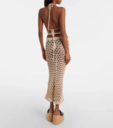 The Attico Open-knit cotton beach cover-up | Thumbnail 5 The Attico Open-knit cotton beach cover-up | Thumbnail 5