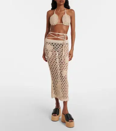 The Attico Open-knit cotton beach cover-up | Thumbnail 6 The Attico Open-knit cotton beach cover-up | Thumbnail 6