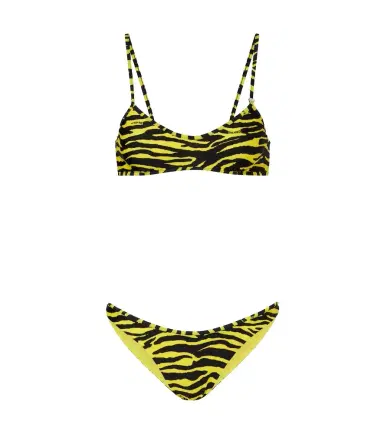 The Attico Animal-print bikini | Thumbnail 1 The Attico Animal-print bikini | Thumbnail 1