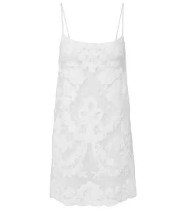 Juliet Dunn Embroidered cotton minidress | Thumbnail 1