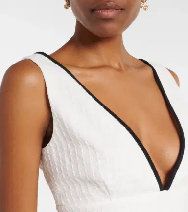 Valentino Cotton tweed crop top | Thumbnail 6 Valentino Cotton tweed crop top | Thumbnail 6