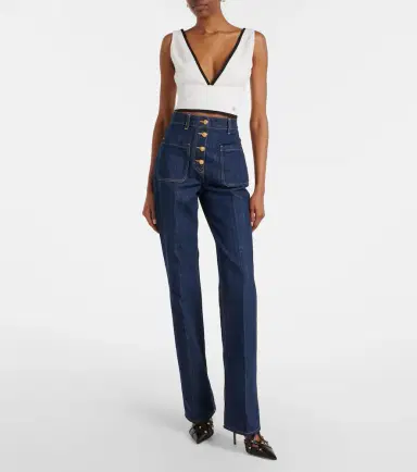 Valentino High-rise straight jeans | Thumbnail 6 Valentino High-rise straight jeans | Thumbnail 6