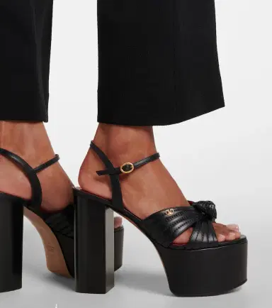 Valentino Garavani Crasher leather platform sandals | Thumbnail 5 Valentino Garavani Crasher leather platform sandals | Thumbnail 5