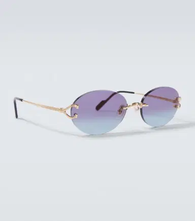 Cartier Eyewear Collection Signature C oval sunglasses | Thumbnail 2