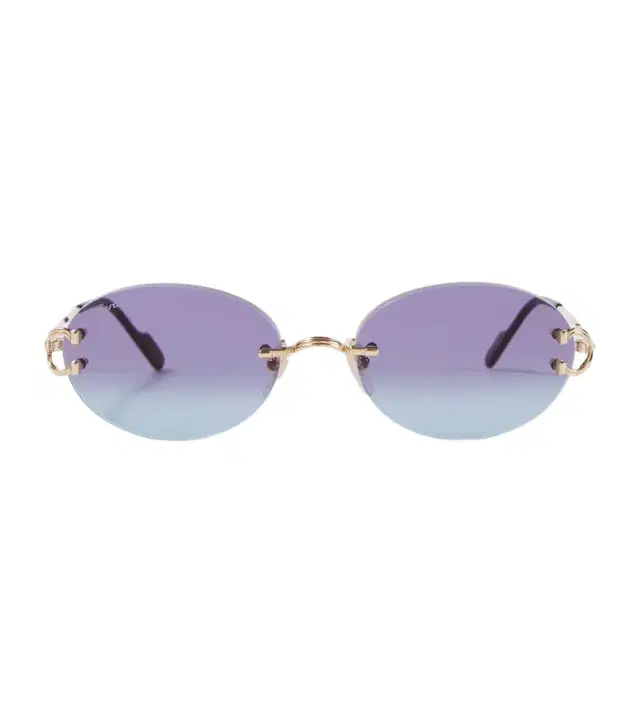 Signature C oval sunglasses
