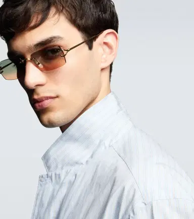 Cartier Eyewear Collection Décor C De Cartier rectangular sunglasses | Thumbnail 3
