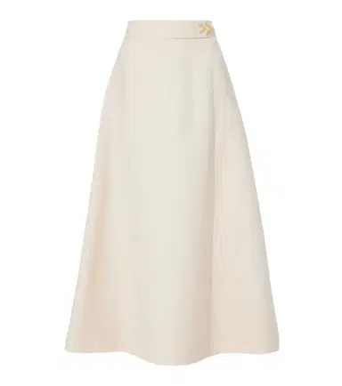 Valentino VGold Crepe Couture midi skirt | Thumbnail 1 Valentino VGold Crepe Couture midi skirt | Thumbnail 1