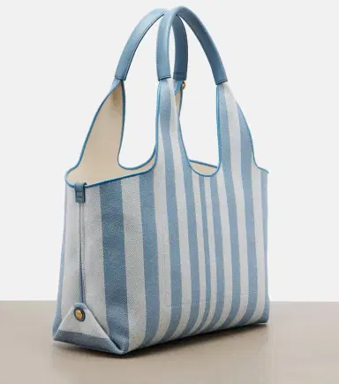 Chloé Chloé Chloé Stripy Large logo canvas tote bag | Thumbnail 3 Chloé Chloé Chloé Stripy Large logo canvas tote bag | Thumbnail 3