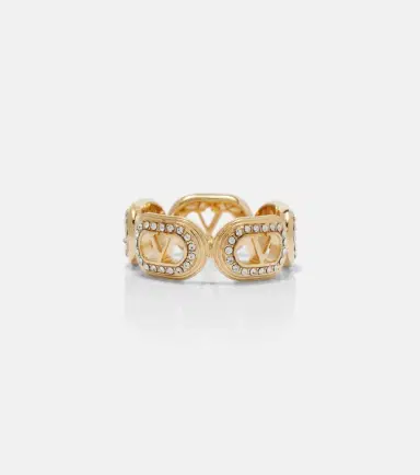 Valentino Ovalette Swarovski-embellished ring | Thumbnail 2