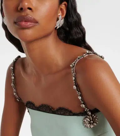 Valentino Trop Chou Swarovski-embellished earrings | Thumbnail 6