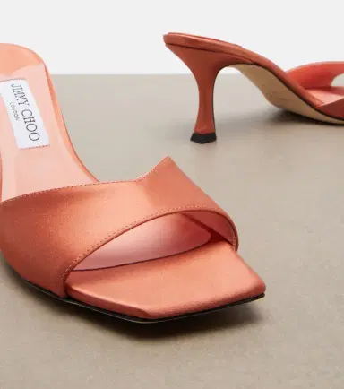 Jimmy Choo Skye satin mules | Thumbnail 4
