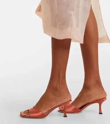 Jimmy Choo Skye satin mules | Thumbnail 5