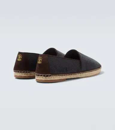 Brunello Cucinelli Suede-trimmed espadrilles | Thumbnail 5 Brunello Cucinelli Suede-trimmed espadrilles | Thumbnail 5