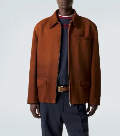 Miu Miu Suede jacket | Thumbnail 6 Miu Miu Suede jacket | Thumbnail 6