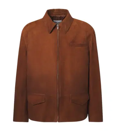Miu Miu Suede jacket | Thumbnail 1 Miu Miu Suede jacket | Thumbnail 1