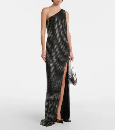 Gucci Embellished one-shoulder jersey gown | Thumbnail 3