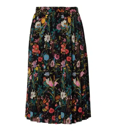 Gucci Pleated floral silk midi skirt | Thumbnail 1 Gucci Pleated floral silk midi skirt | Thumbnail 1
