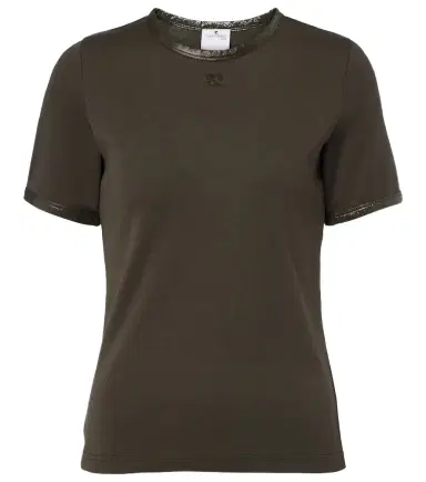 Courrèges Courrèges Logo cotton-blend T-shirt | Thumbnail 1