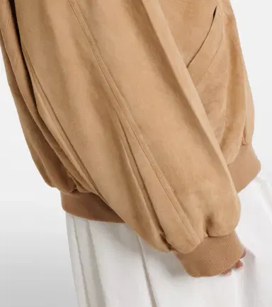 Prada Suede bomber jacket | Thumbnail 5 Prada Suede bomber jacket | Thumbnail 5