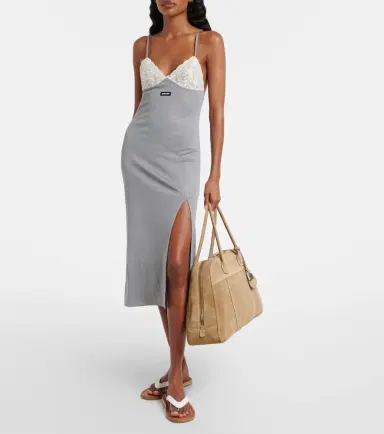 Miu Miu Vivant Large suede bowling bag | Thumbnail 5